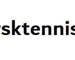 Norsktennis sort tekst